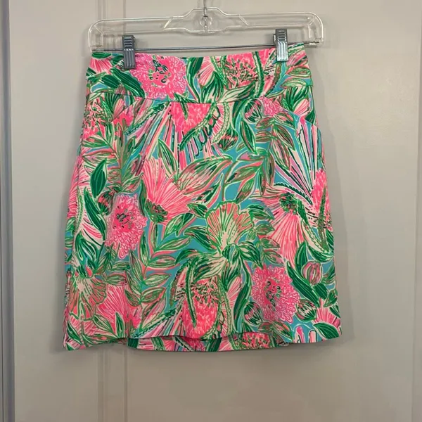 Lilly Pulitzer Jonas blue horizon, coming in hot skirt women’s size 0 - Image 6