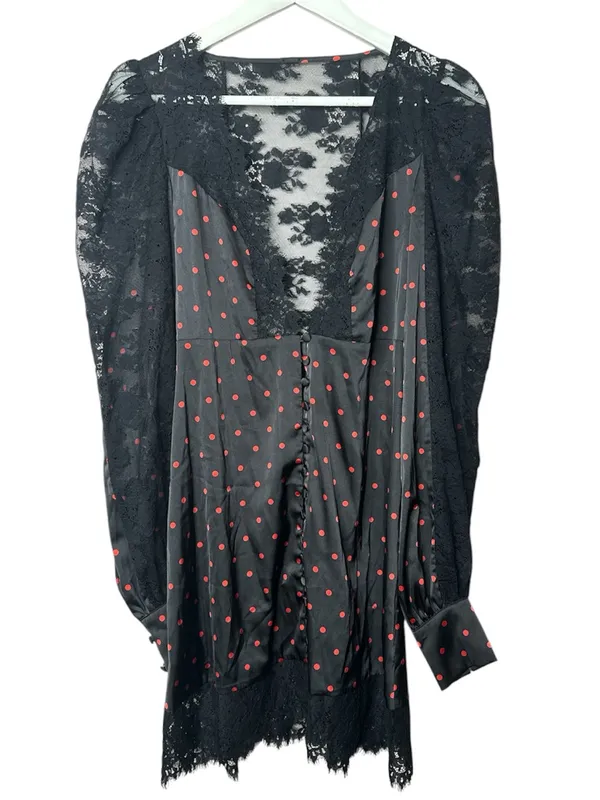 For Love & Lemons Melrose Robe Dress Polkadot Size Small - Image 4