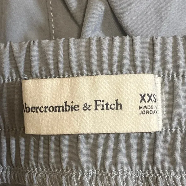 Abercrombie & Fitch Women's Gray Pull On Slit Wide Leg Trousers Pants Size XXS - Image 5