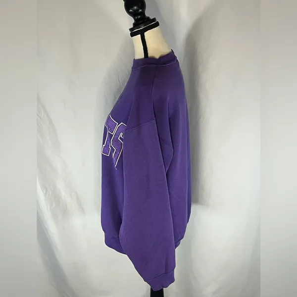 Savvy Kansas State Wildcats Vintage Women’s Pullover Crewneck Sweatshirt - Image 3