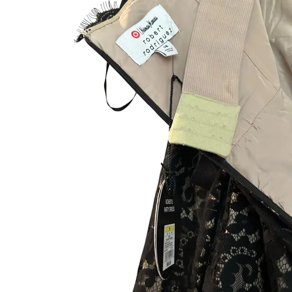 Party Dress NWT Lace Gothic Formal Women's SZ 14 Robert Rodriguez Nieman Marcus - Image 9
