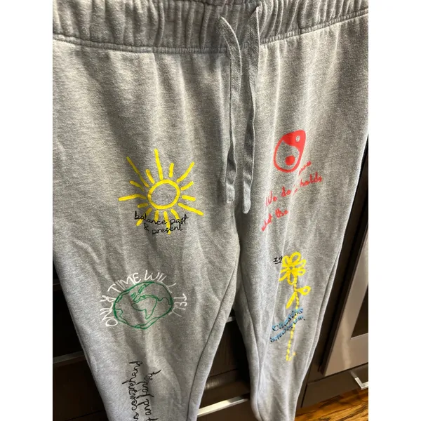 Neon riot‎ Sweatpants women's large Size 12 - Image 2