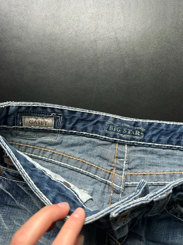 Vintage Big Star Denim Mini Skirt - Image 7