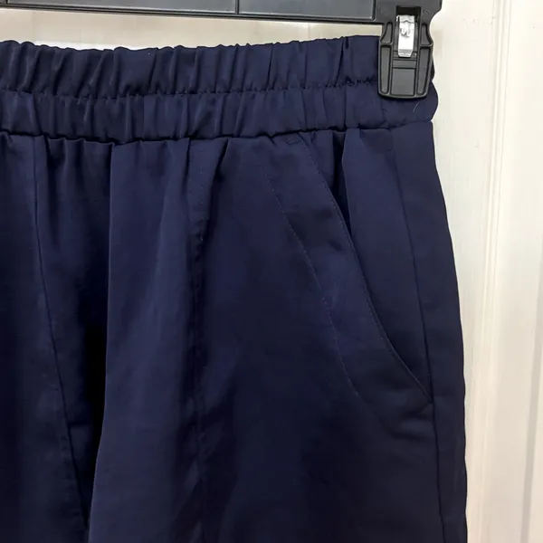 A New Day Pull-On Satin Shorts in Navy - Image 5