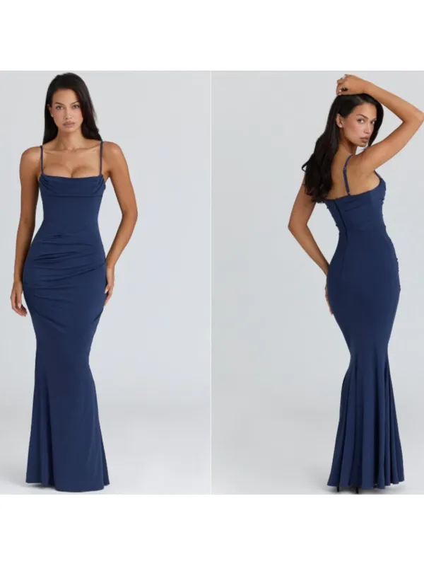 House‎ of CB 'Milena' Navy Corset Maxi Dress size XL NWOT - Image 5