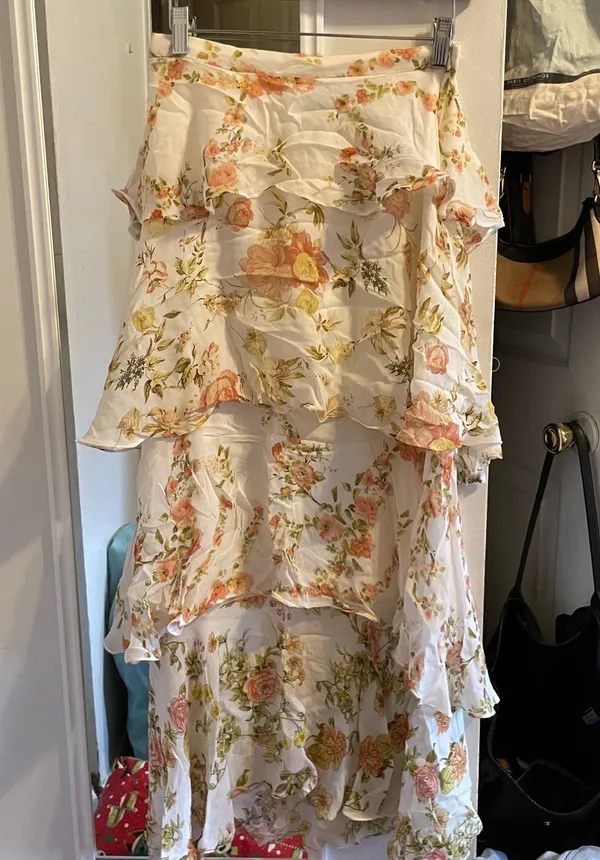 ZARA Blogger’s Favorite Floral Tiered Maxi Skirt - Image 4
