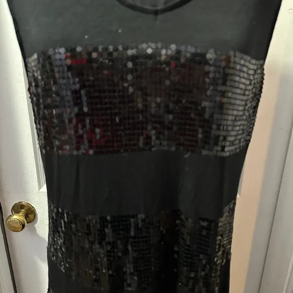Tommy‎ Bahama Black Sequin Accented Dress in XL - Image 2