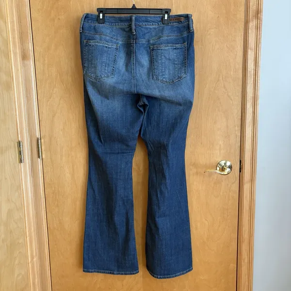 Standards And Practices Clarice Mid rise Bootcut‎ Plus Size 18 NWT Blue - Image 7
