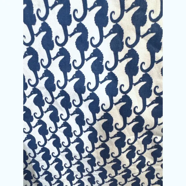 J.Crew Womens‎ Navy Blue Seahorse Print Stretch Side Zip Shorts Size 6 Nautical - Image 5