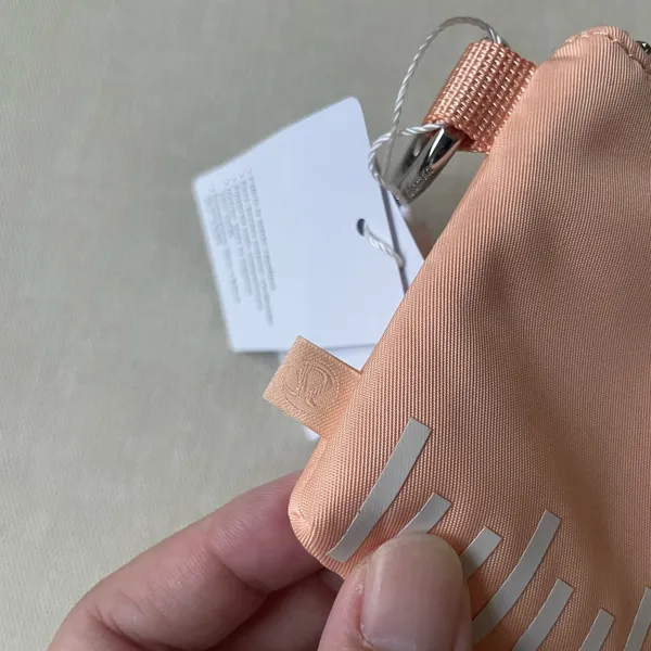 Lululemon Clippable Card Pouch - Peach Bellini - Image 4