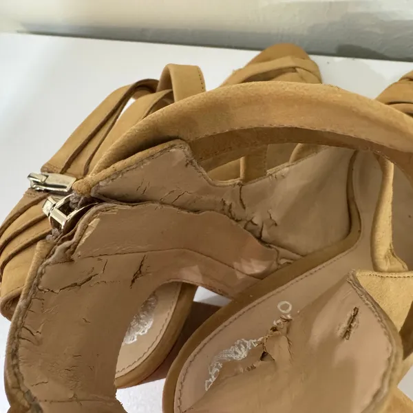 Vince Camuto Sammson Sandal Heels Tan Size 9.5 - Image 7