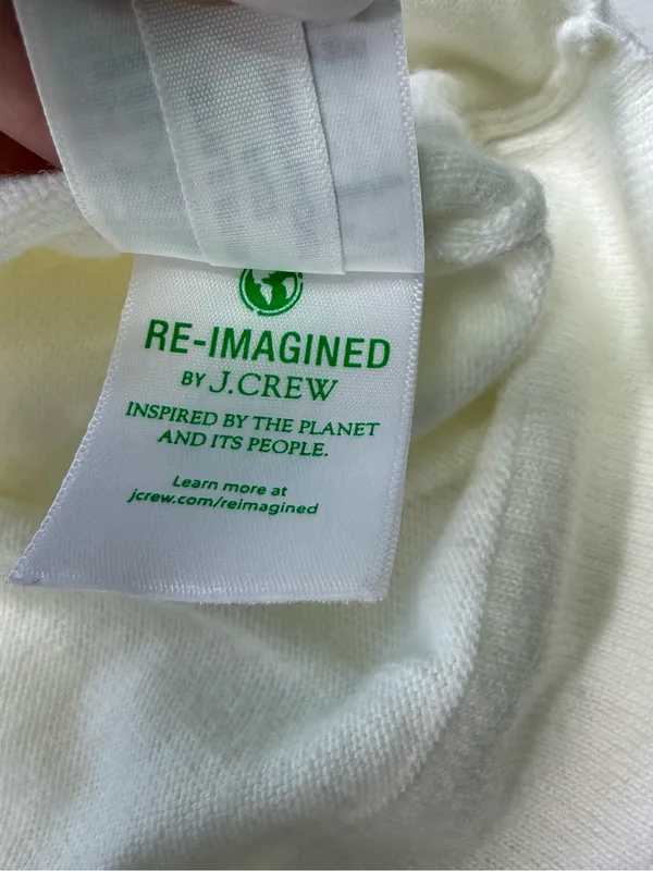 J. Crew Cotton Wool Blend Crewneck Lightweight Sweater Size Large - Image 8