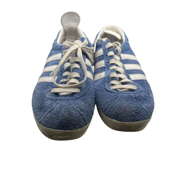 adidas Sneakers Size 5.5 Blue Classic Athletic Casual Shoes - Image 2