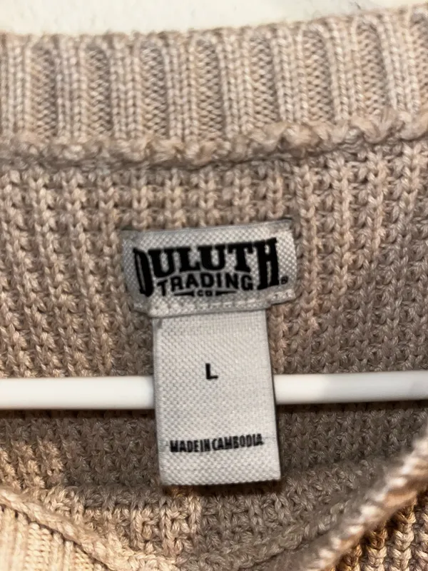 Duluth Trading Co Sweater - Image 4