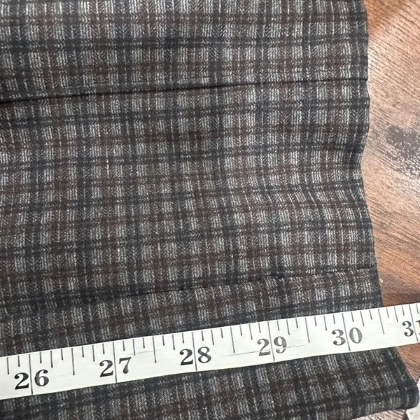 Amanda & Chelsea Womens Size 8 Plaid Straight Leg Career Pants‎ Gray Black - Image 12