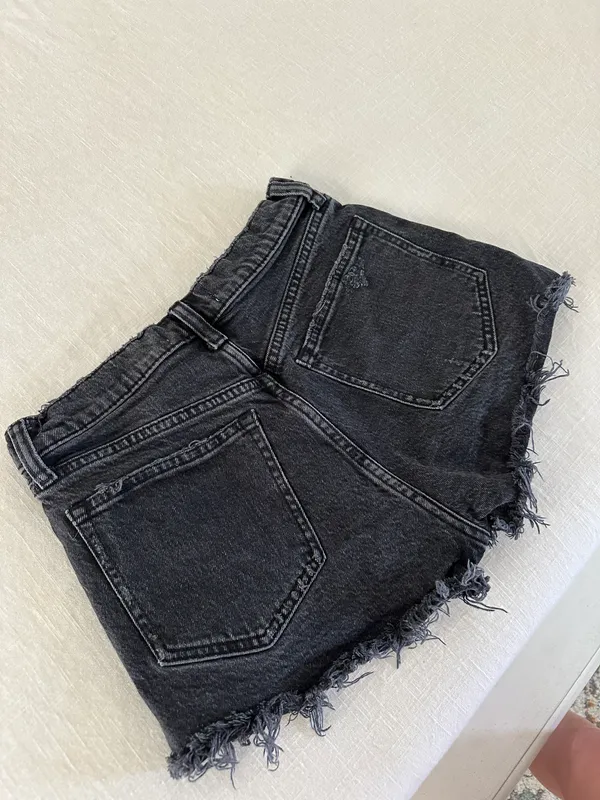 Abercrombie High Rise Mom Shorts - Image 4
