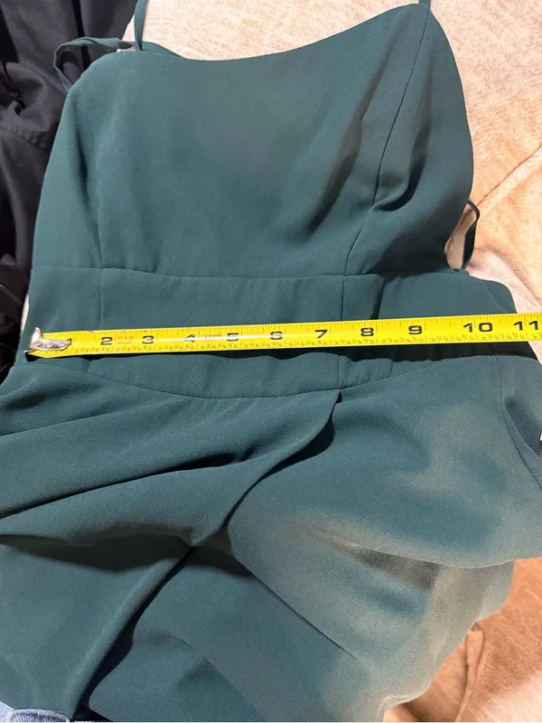 Lulu's Deep Emerald Green Strappy Maxi Dress with Side Slit - Image 12