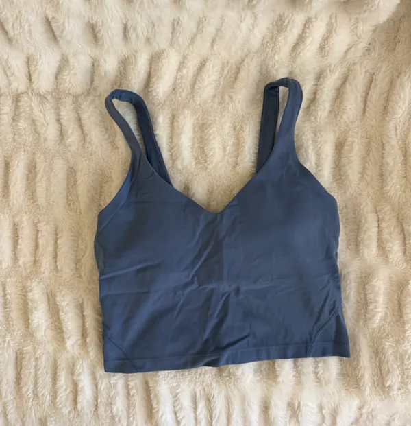 Lululemon Align Seamless V-Neck Bralette - Blue - Image 2