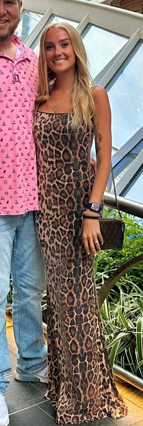 Shein Cheetah Print Dress - Image 2