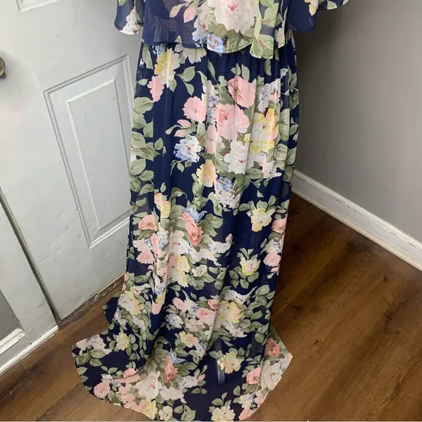 Show me Your mumu hacienda multi way maxi‎ bridesmaids dress party blossom small - Image 6