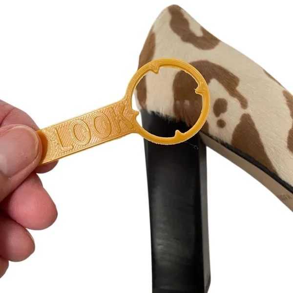 Kate Spade NY Cow Print Block‎ Heel Pump Women’s 9 Calf Hair Italy Tan Brown - Image 10