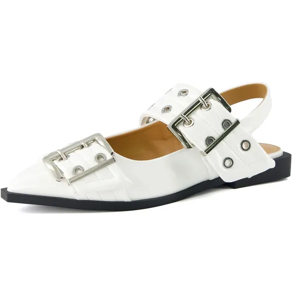 NEW Cushionaire Wander Mary‎ Jane Buckle Shoes 8 B75 - Image 2