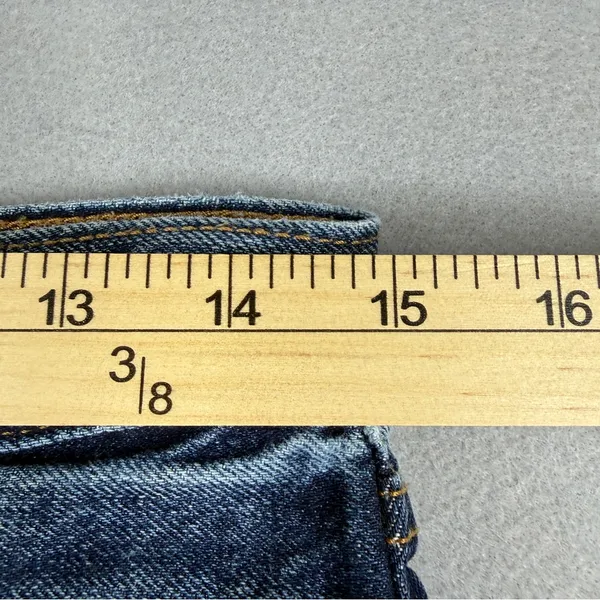 Levi’s 501 Original Cutoff Shorts W28 High Rise Button Fly Frayed Denim - Image 8