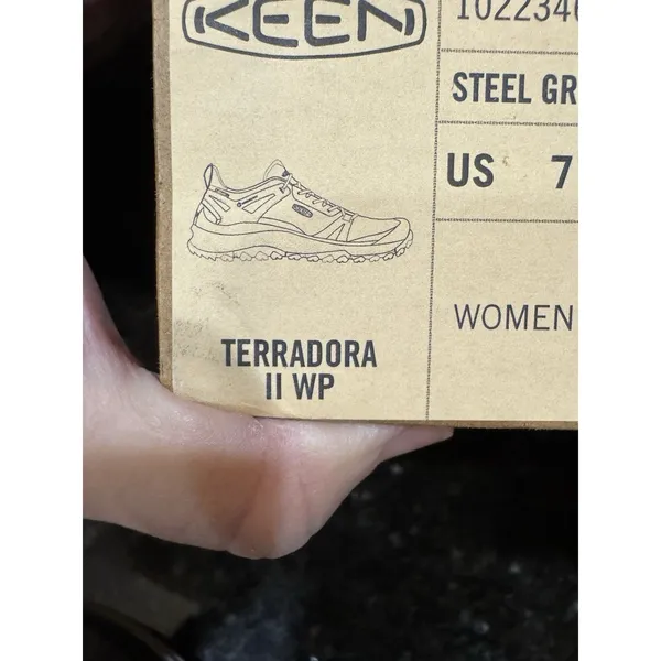 Keen Women's Terradora II Waterproof Hiking Shoes, Steel Gray/Ocean Wave Size 7 - Image 7