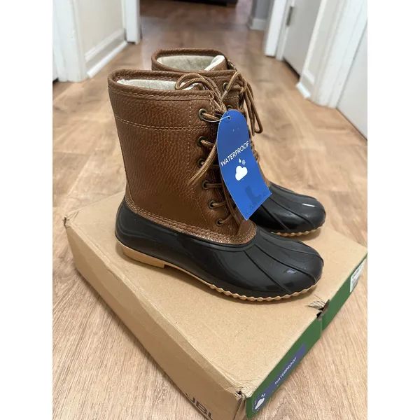JBU by‎ Jambu | NWT Maplewood Waterproof Duck RainBoots Chocolate Brown Black, 6 - Image 4