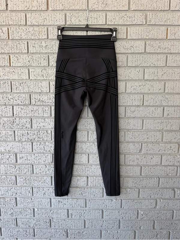 Fanka Body Sculpt Resistance Leggings Black High Rise Size Small - Image 7