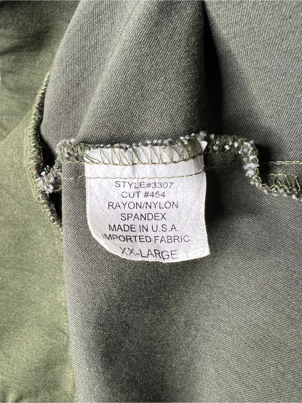 Style Rite Inc. XXLarge Green Stretch All Over Cropped Dress Pants - Image 3