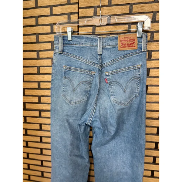 Levi's Ribcage Straight Ankle Jeans Size‎ 26 - Image 6