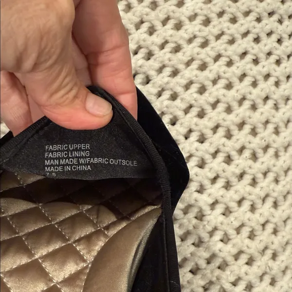Birdies Women's Elegant Flats Black Velvet - The Heron 7/5 - Image 9
