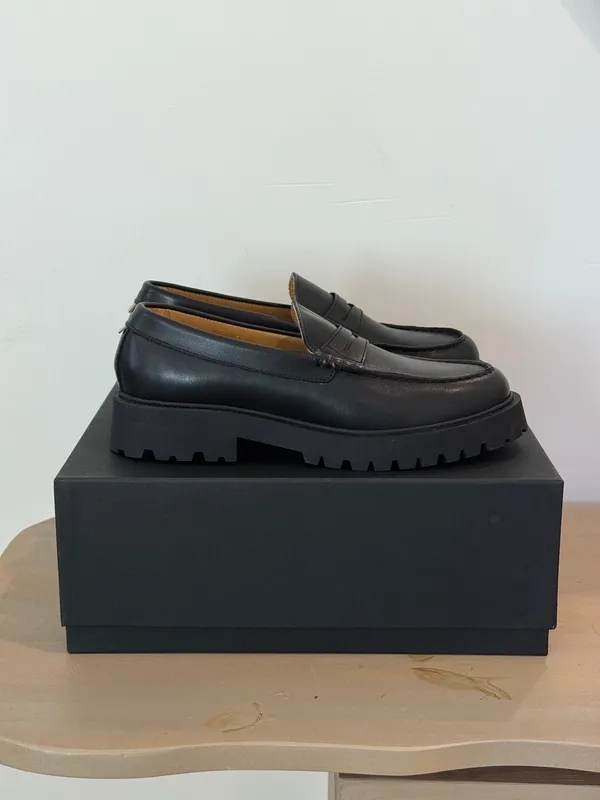 ALOHAS Dexter Black Slip On Loafer Size EU 38(US 7/7.5) - Image 8