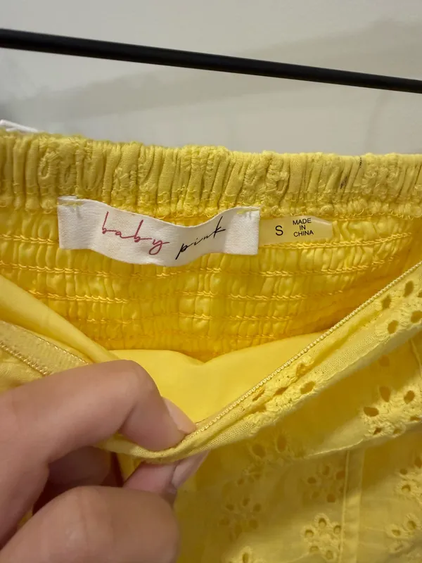 Yellow Mini Dress - Image 3