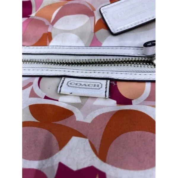 Coach Multi Purpose Pink Fabric Cross Body Bag - Image 3