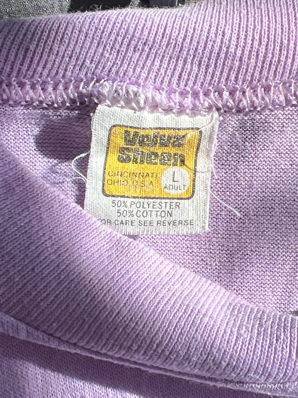 Vintage NBC Studios Tshirt Purple Size L - Image 2