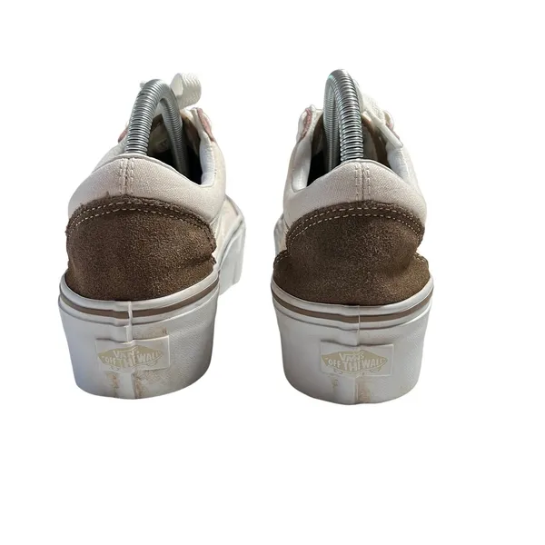 Vans Old Skool Stackform Platform Shoe Sneaker Earthy Blocking Size W9.5/M8 - Image 5