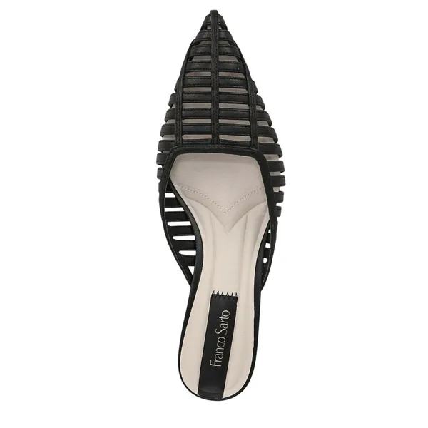 Franco Sarto Womens Strappy Marlina Mule Kitten Heels J3594S1 Black 6M - Image 15
