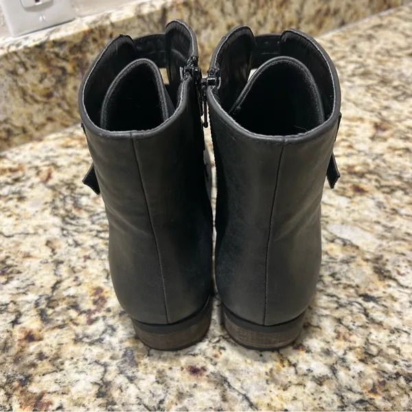 Booties Elegant Black Studded Ankle Booties 8 1/2 M Diba - Image 2