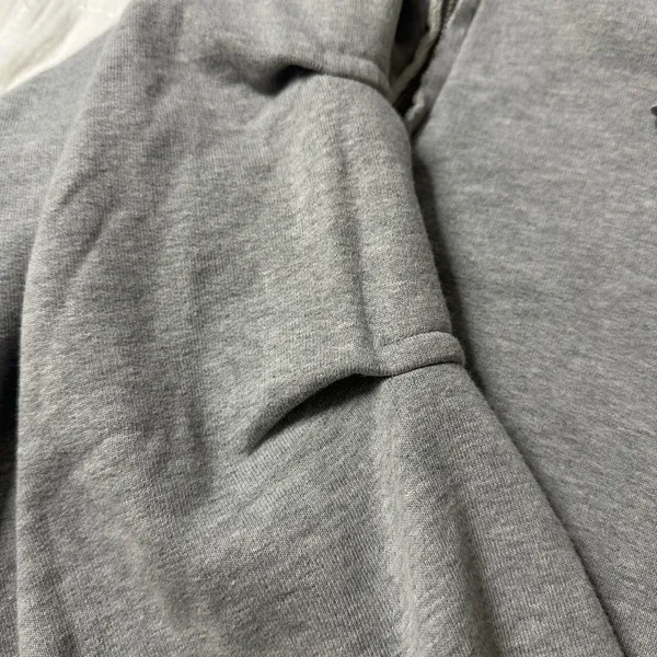 Free People Movement Close Call Gray Oversized Hooded Sweatshirt; size large - Image 13