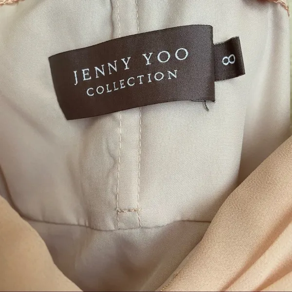 Jenny Yoo Dusty Rose‎ Strapless Bridesmaids Dress size 8 - Image 12