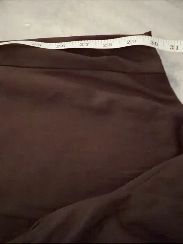 NWT Alfred Dunner Size 14 Chocolate Brown Pull On Cotton Stretch Pants - Image 8