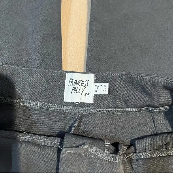 Princess Polly archer pants slate size 6 - Image 9