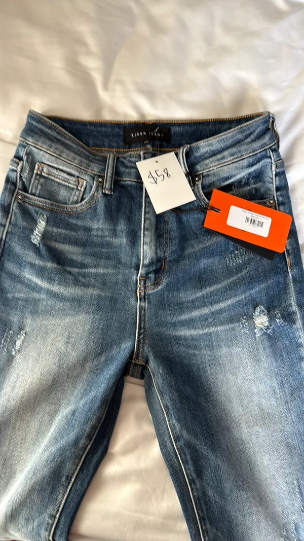 Risen Vintage washed flare jean 1/25 - Image 2