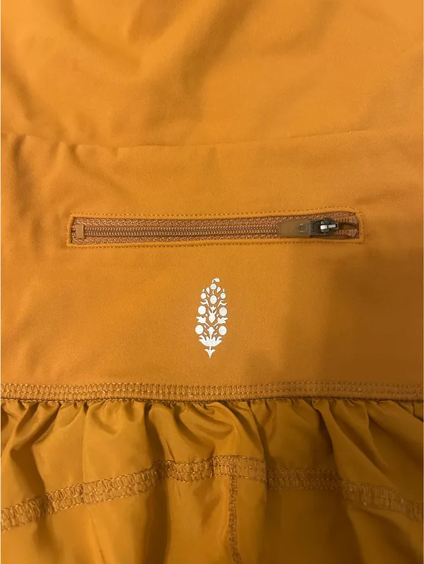 Free People Burnt Orange Romper - Image 3