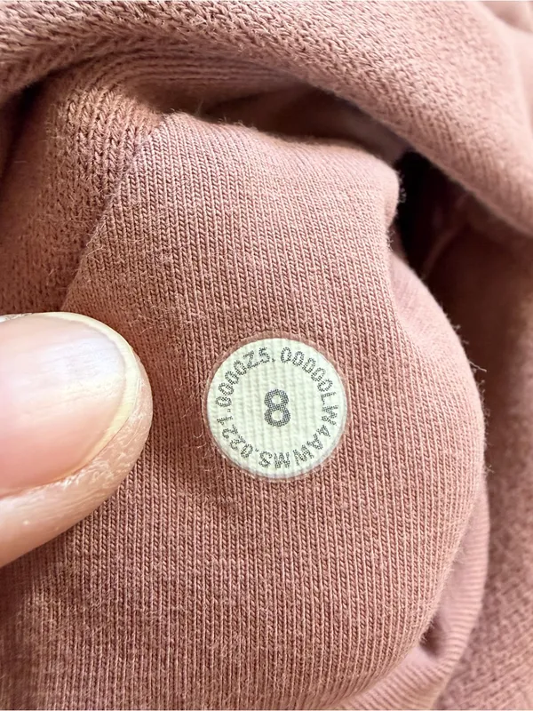 Lululemon Women’s Scuba Full Zip Hoodie Light Cotton Fleece in Pink Mauve a8 - Image 11