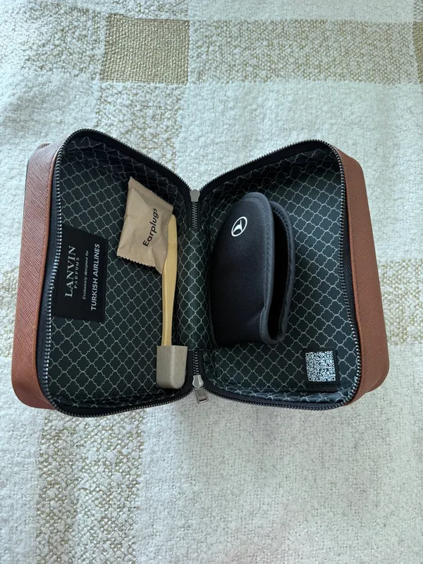 Lanvin Black and Brown Cosmetic Bag - Image 2