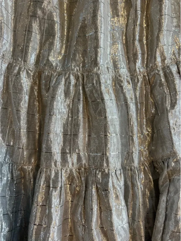 Vintage Bila of California Silver Skirt - Image 3