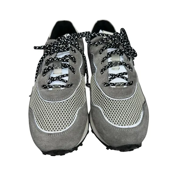 P448 Women’s Size 42 11 Reflective Gray White Black Mesh Suede Cancun Sneakers - Image 5